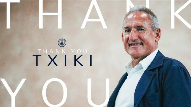 曼城官方：足球总监贝吉里斯坦正式离任，将在曼市德比向他致敬